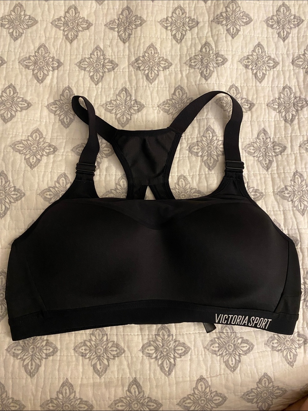 Victoria's Sport Black Racerback Molded Sports Bra